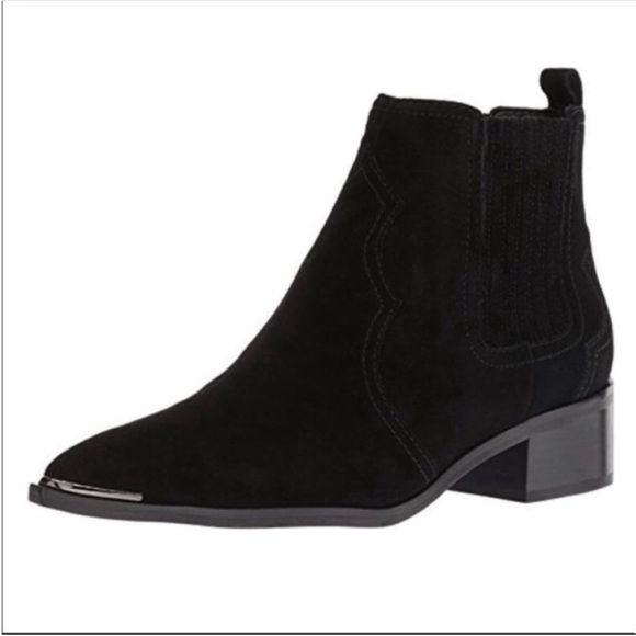 Marc Fisher Shoes - NEW Marc Fisher Yohani suede black booties 7
